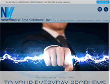 Tablet Screenshot of nwtestsolutions.com